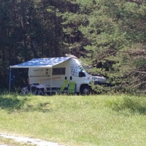 Caravane Camping proche du Verdon Allos Alpes